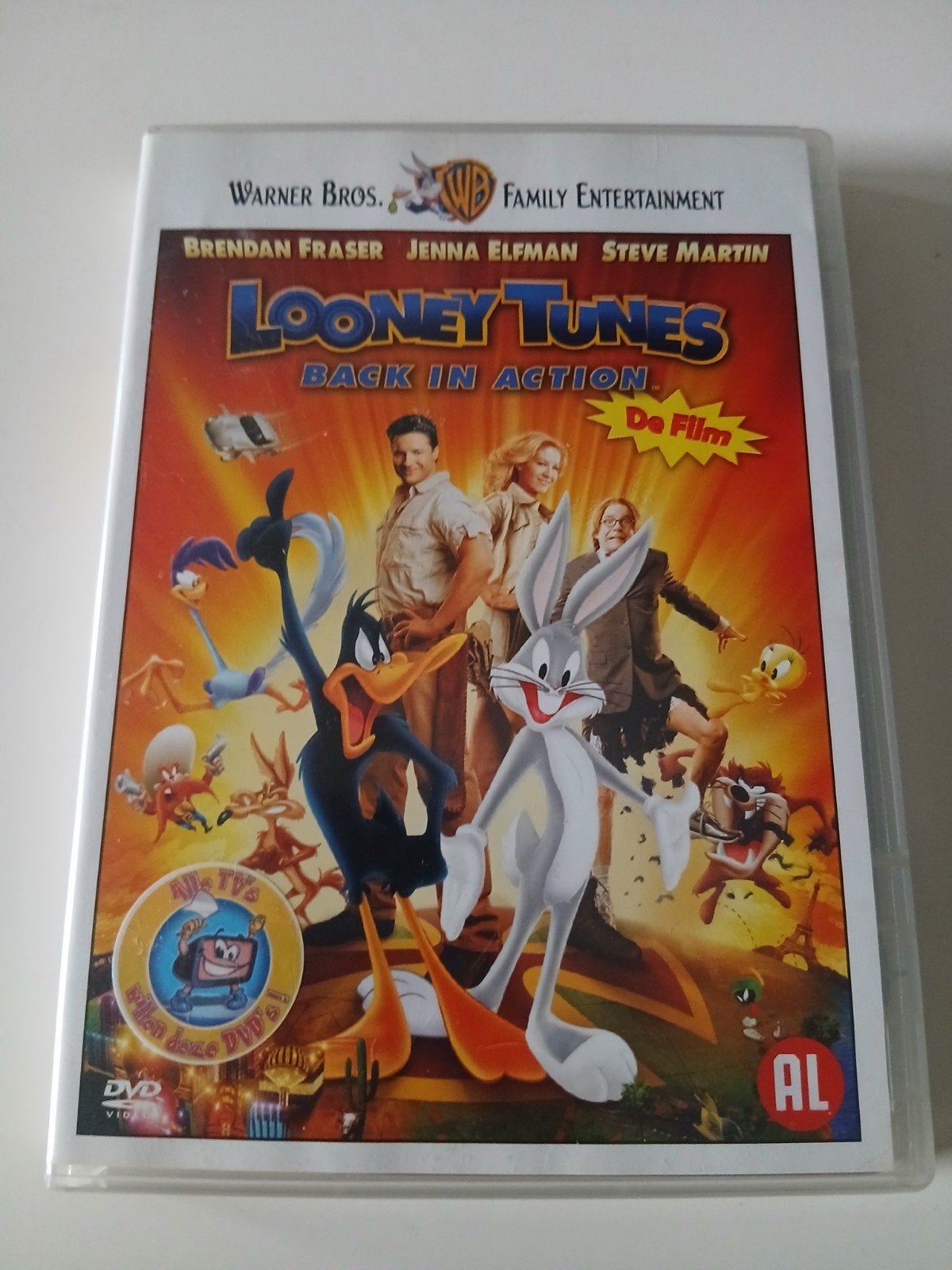 Looney Tunes Back in Action De Film - DVD, Cd's en Dvd's, Alle leeftijden, Ophalen of Verzenden, Zo goed als nieuw