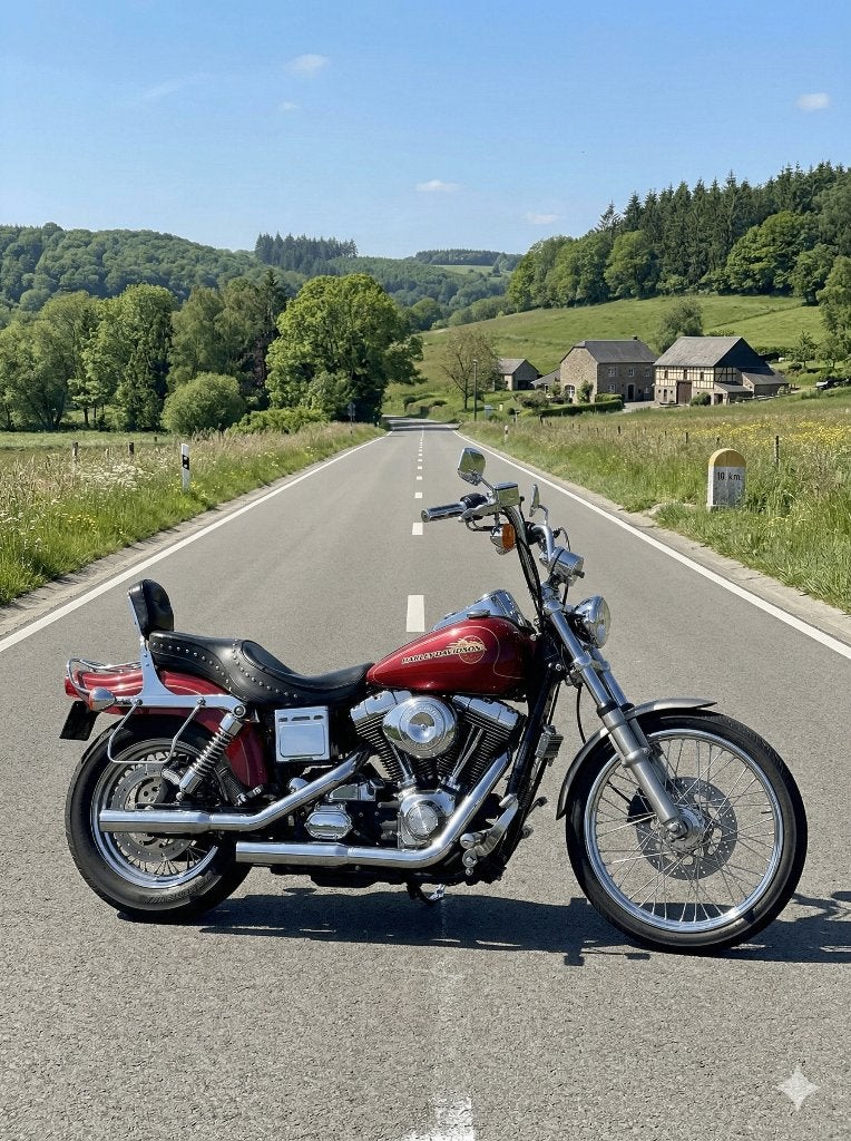 Harley FXDWG Wide Glide nette originele motor.!!, Motoren, Motoren | Harley-Davidson, 2 cilinders, Occasion, 1340 cc, Bedrijf