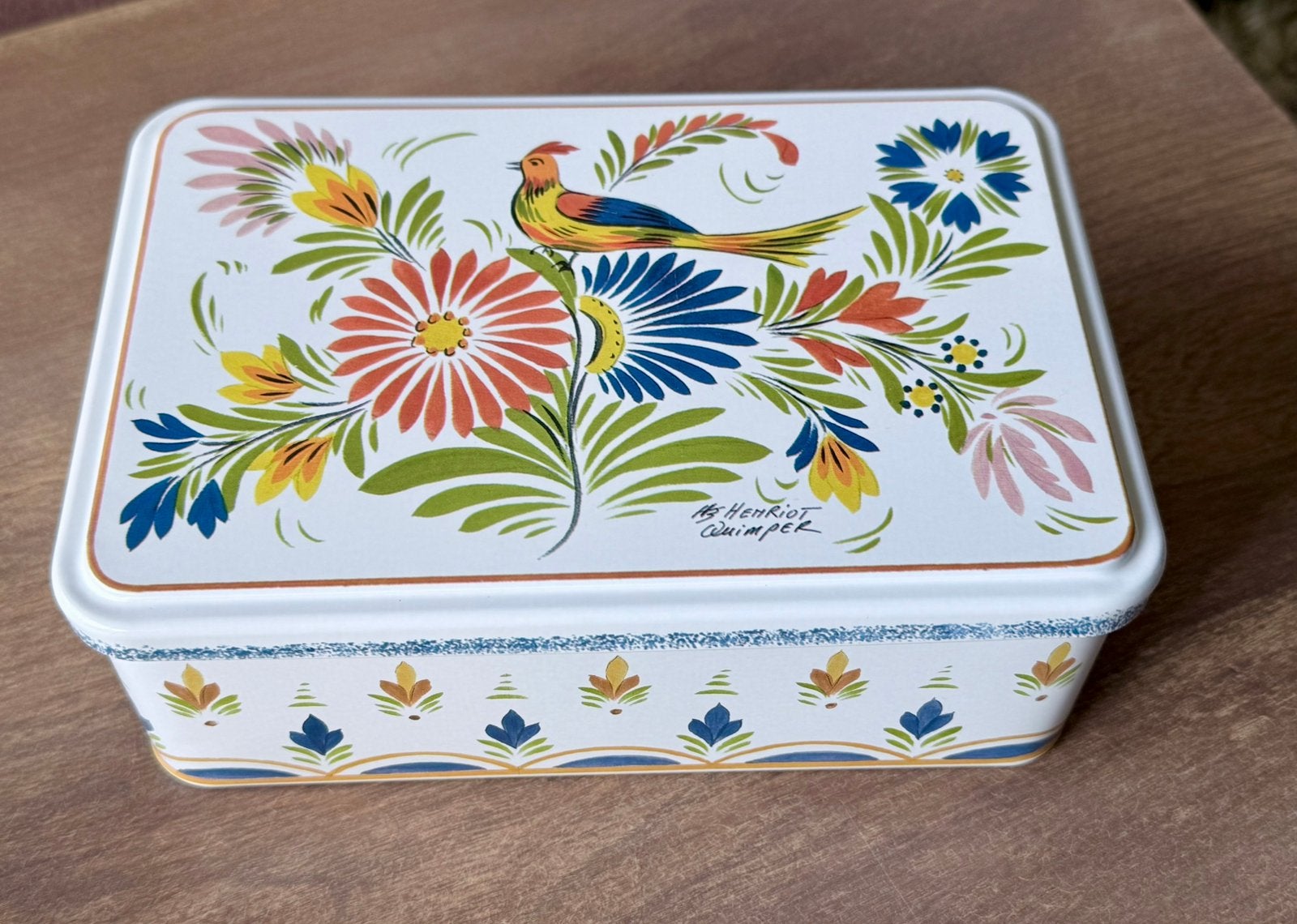 Franse koektrommel nieuw!, Verzamelen, Blikken, Ophalen of Verzenden, Nieuw, Koek(jes), Overige merken