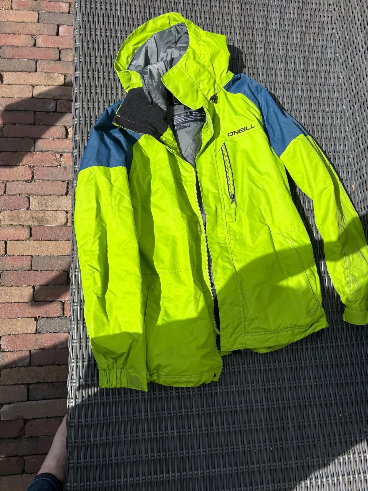 O'Neill Snowboardjas / Ski-jas - Neon Geel/Blauw, Kleding | Heren, Ophalen of Verzenden, Zo goed als nieuw, Jack