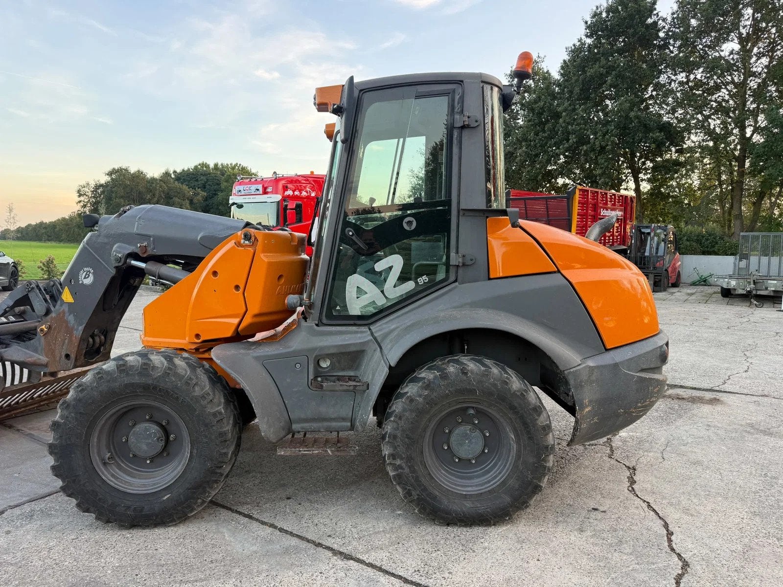 Ahlmann AZ 95 Shovel AZ 95 ahlmann Loader Volvo Komatsu Zwen, Wiellader of Shovel