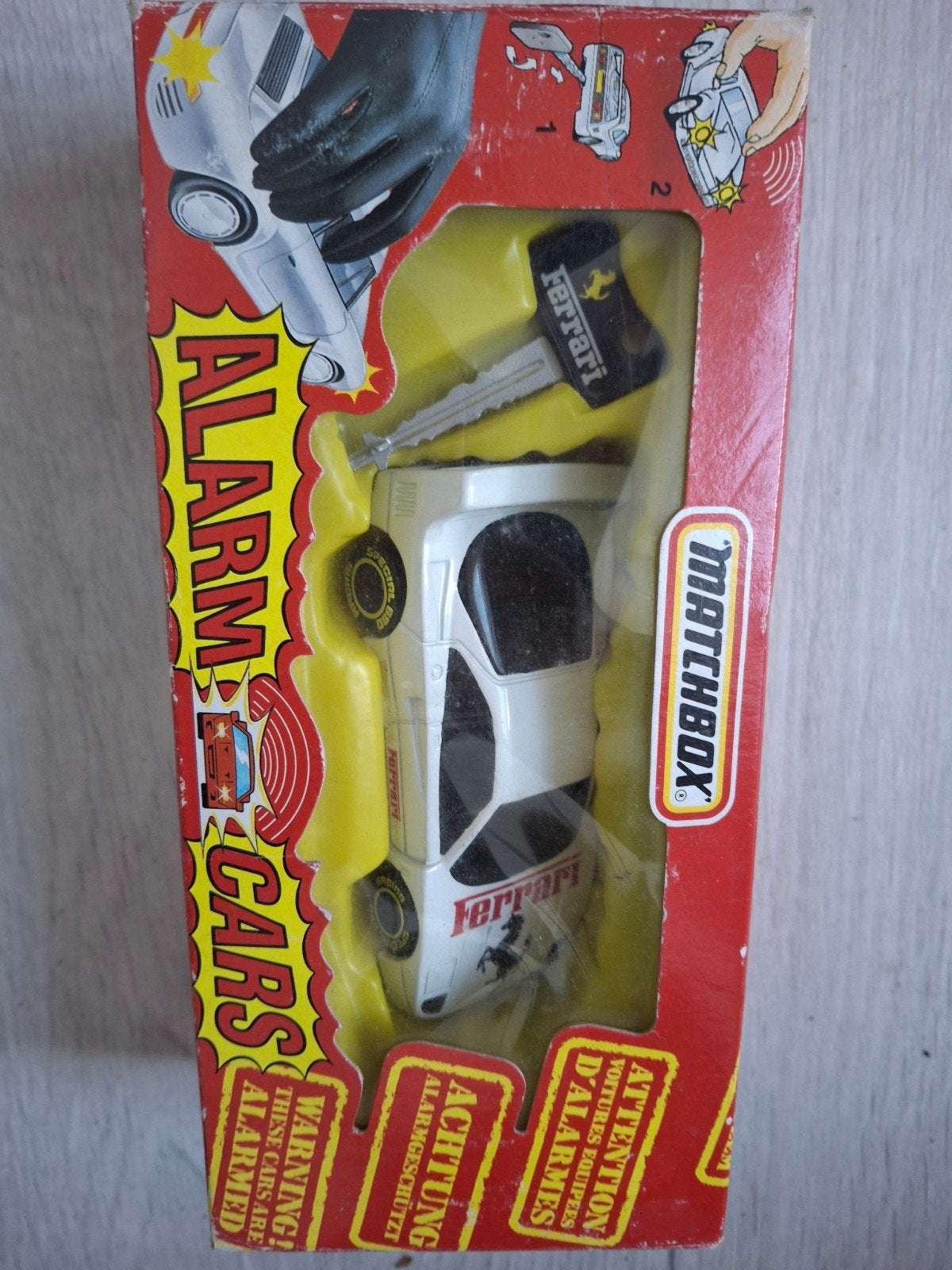 Matchbox Alarm Cars Ferrari, Hobby en Vrije tijd, Ophalen of Verzenden, Nieuw, Matchbox