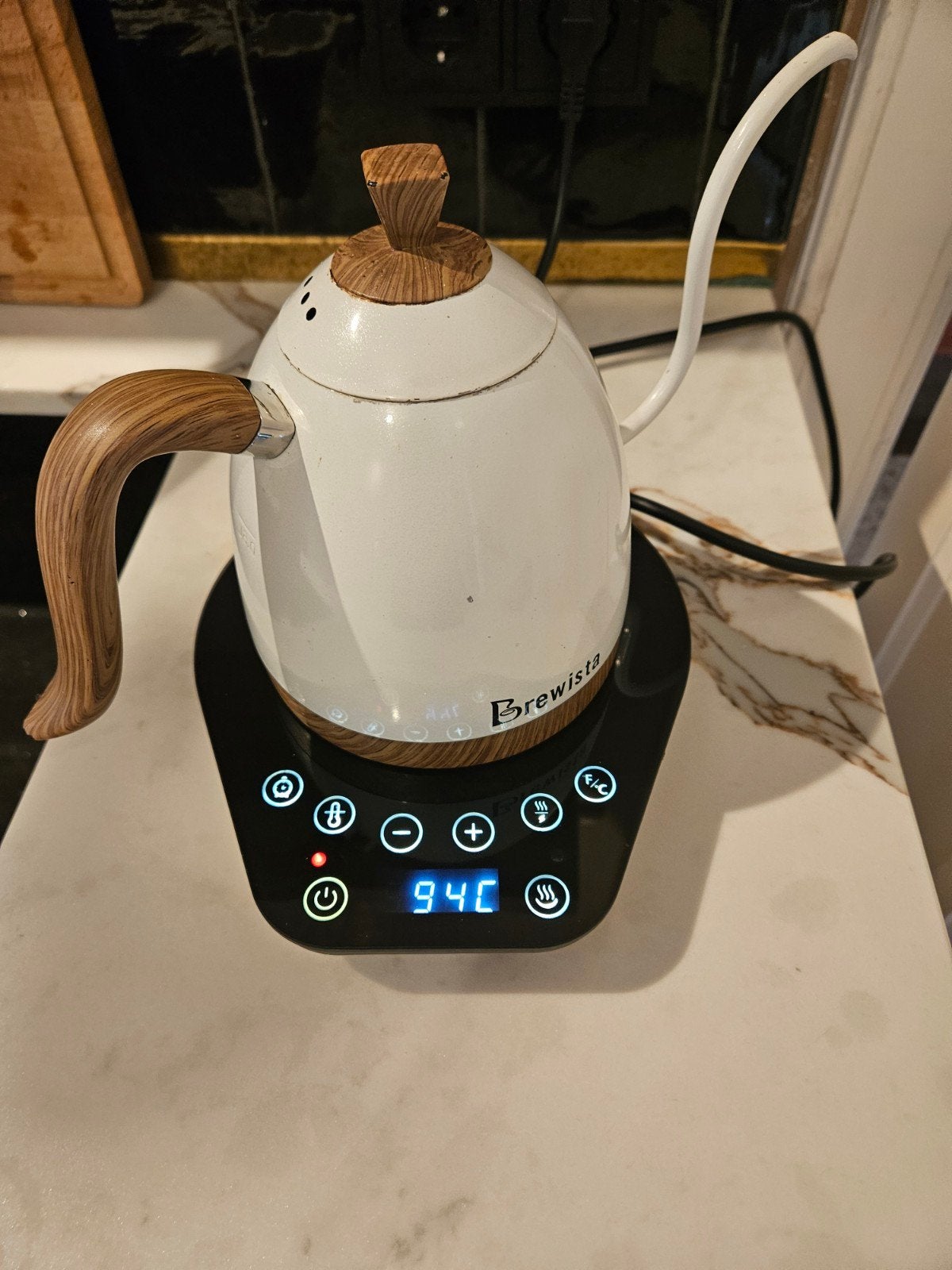 Brewista Artisan Gooseneck Waterkoker, Witgoed en Apparatuur, Minder dan 1 liter, Ophalen of Verzenden, Gebruikt