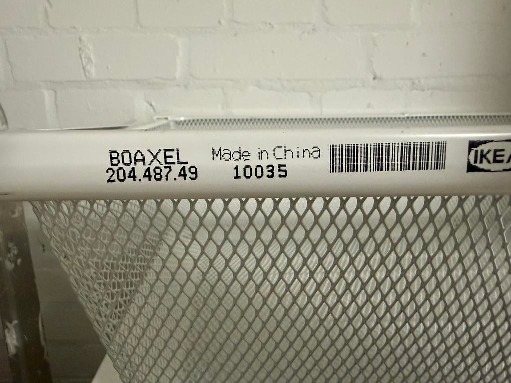IKEA BOAXEL metalen draadmand - Wit (60x40 cm), Ophalen of Verzenden, Zo goed als nieuw