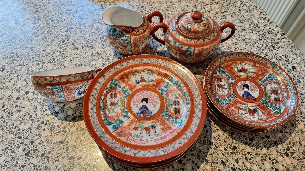 chinees serviesje, Antiek en Kunst, Antiek | Porselein, Ophalen