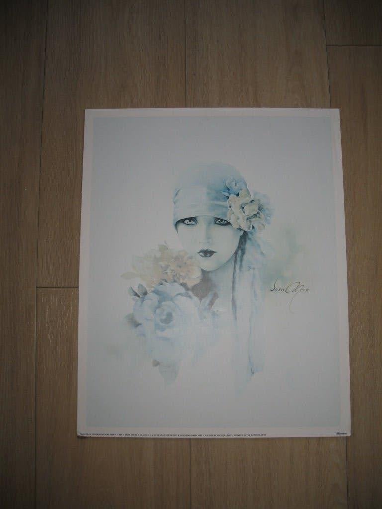 Prent Poster Sara Moon *1981 * Vintage, Ophalen of Verzenden, Zo goed als nieuw