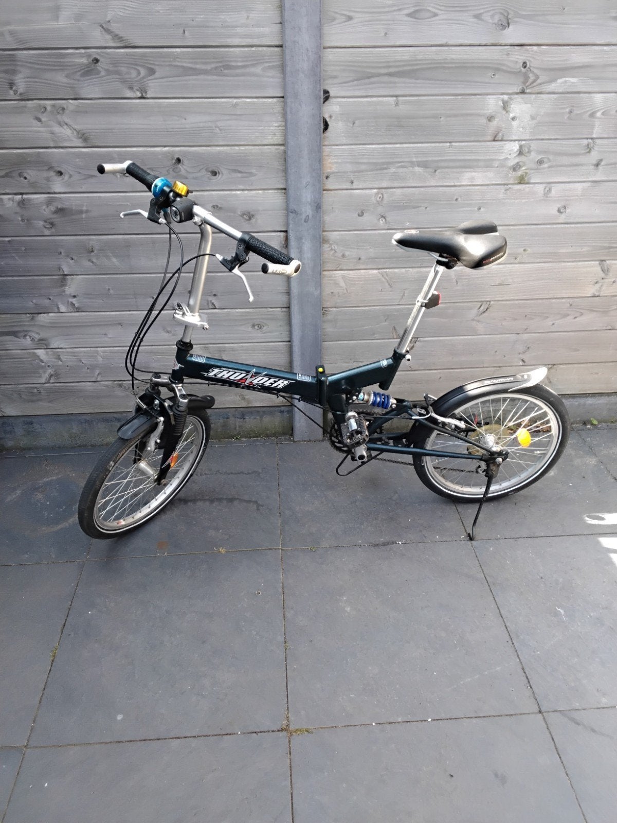 Vouwfiets 7 versnellingen, full suspension, 20 inch of meer, Gebruikt, Versnellingen, Totaal opvouwbaar