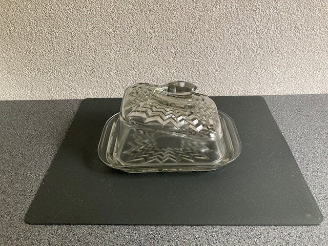 ANTIEKE  kaasstolp met onderschaal ook leuk als decoratie, Ophalen of Verzenden