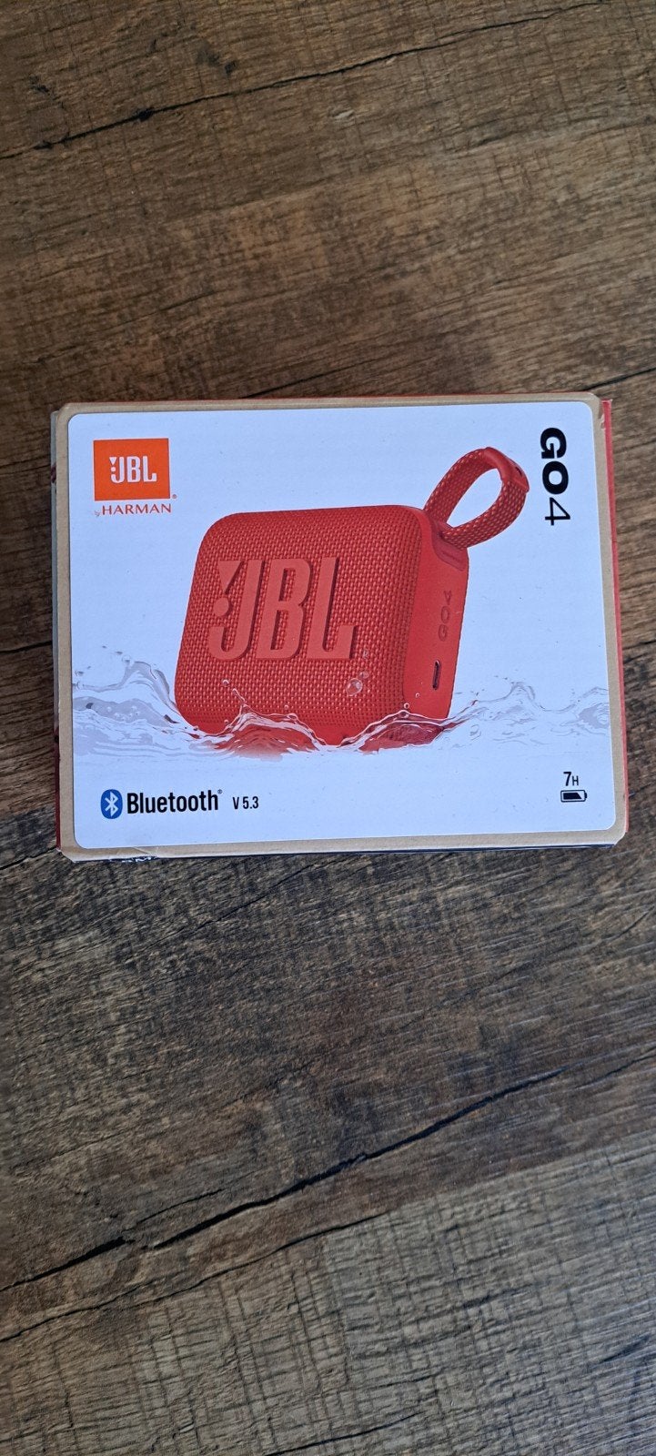 JBL GO4 - Rood - Nieuw!, JBL, Nieuw, Ophalen of Verzenden, Draagbare speaker