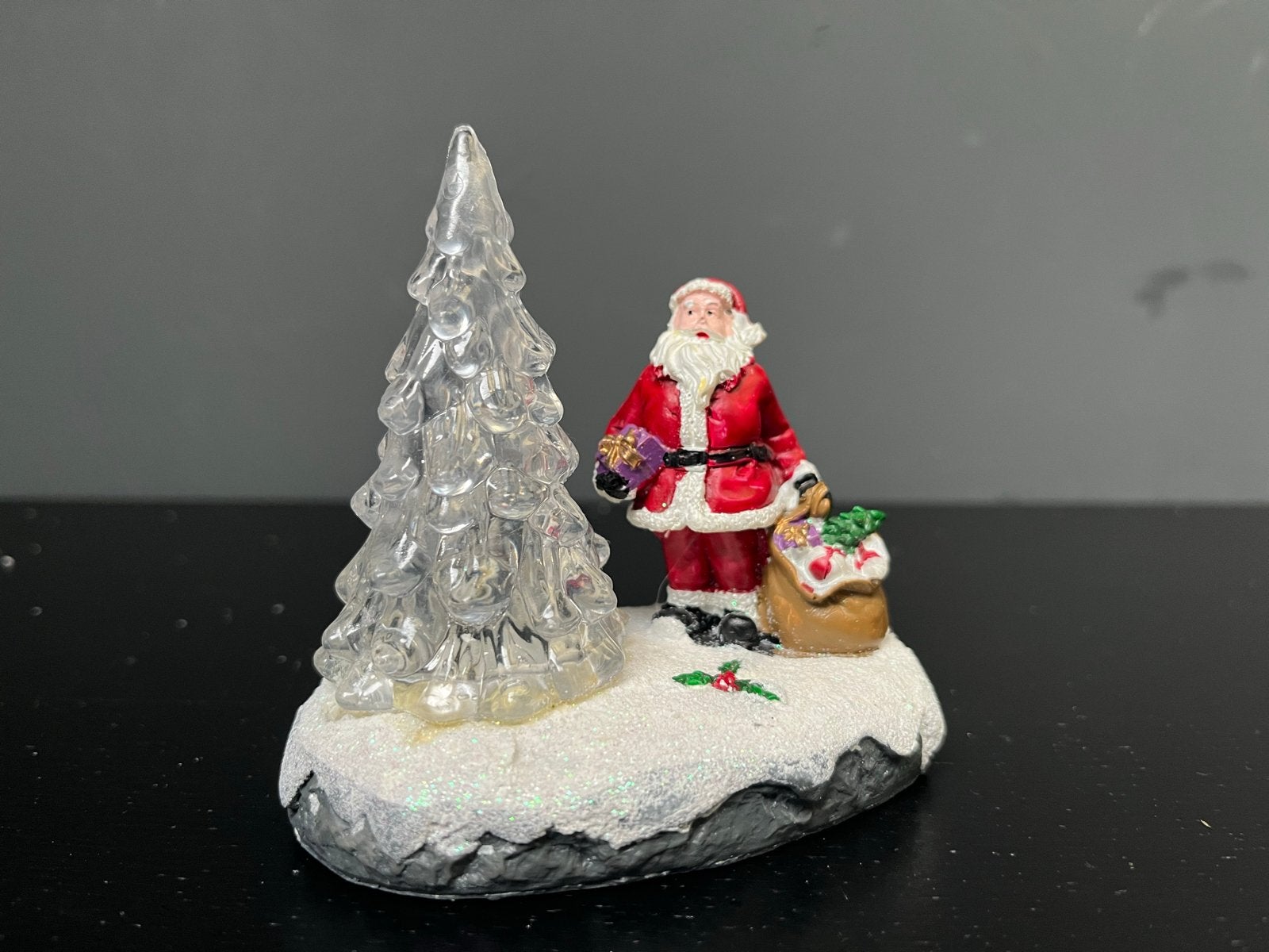 Kerstman met lichtgevende kerstboom, Diversen, Ophalen of Verzenden