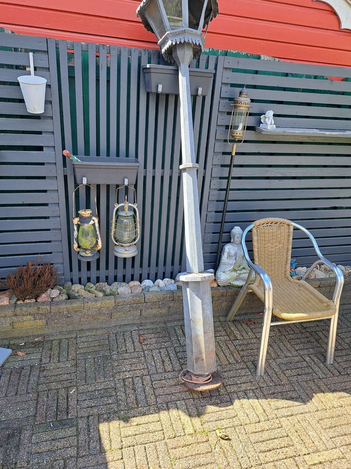 opknapbeurt nodig, Ophalen, Gebruikt, Staande lamp, Netvoeding
