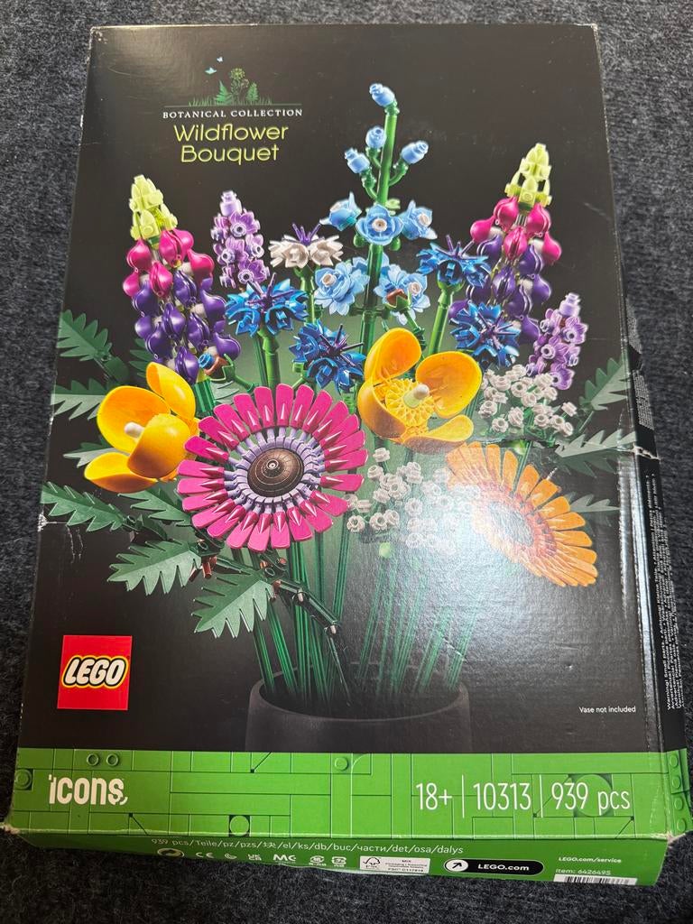 LEGO 10313 Wildflower Bouquet - Botanische Collectie, Ophalen, Lego, Nieuw, Icons