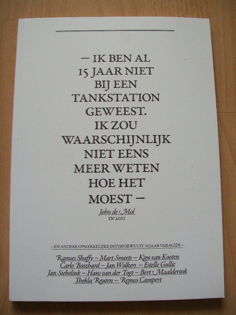 De Beste Interviews uit 10 jaar Varagids VARA Gids, Boeken, Film, Tv en Media, Ophalen of Verzenden, Nieuw