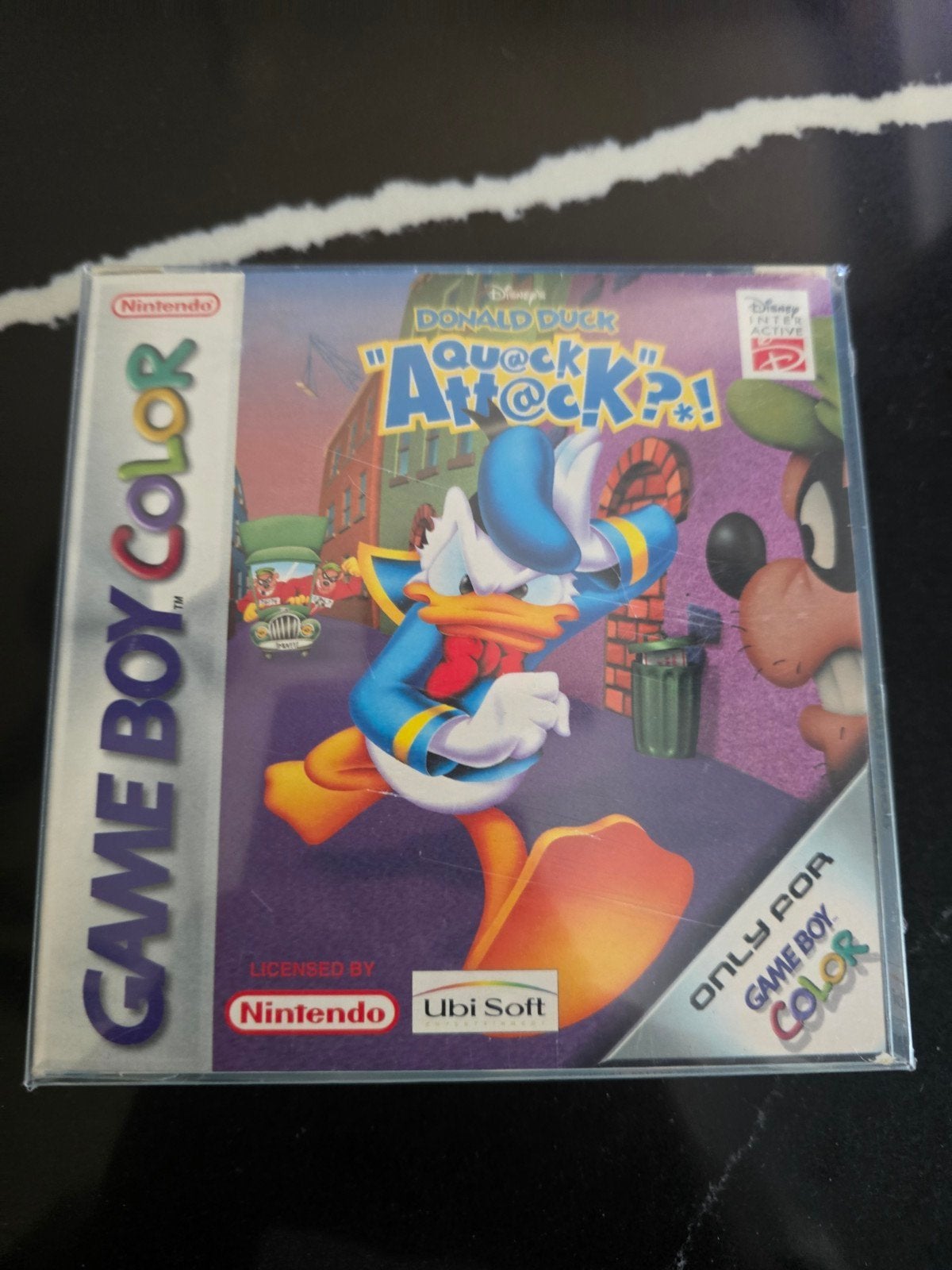 Donald Duck Quack Attack Game Boy Color (CIB), Ophalen, 1 speler, Zo goed als nieuw, Vanaf 3 jaar