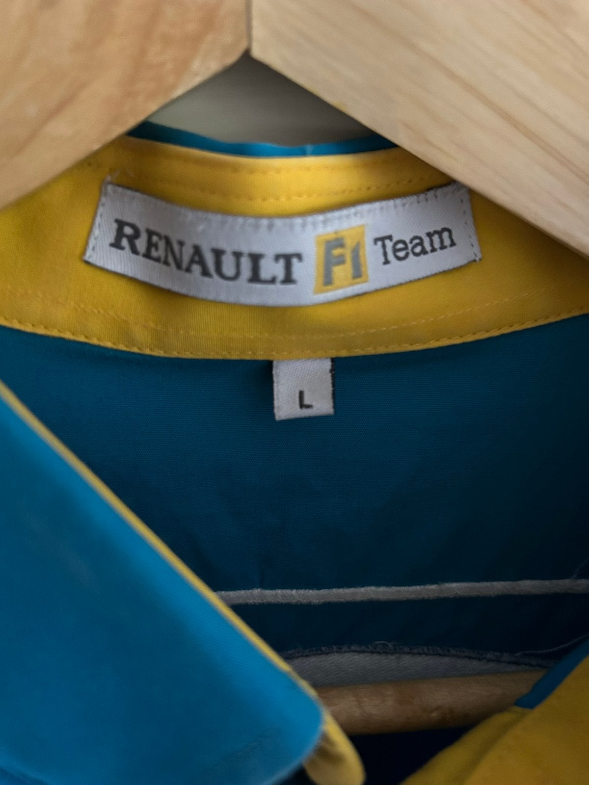 Renault F1 teamshirt seizoen 2005 maat L, Ophalen of Verzenden, Zo goed als nieuw, Overige sporten, Shirt