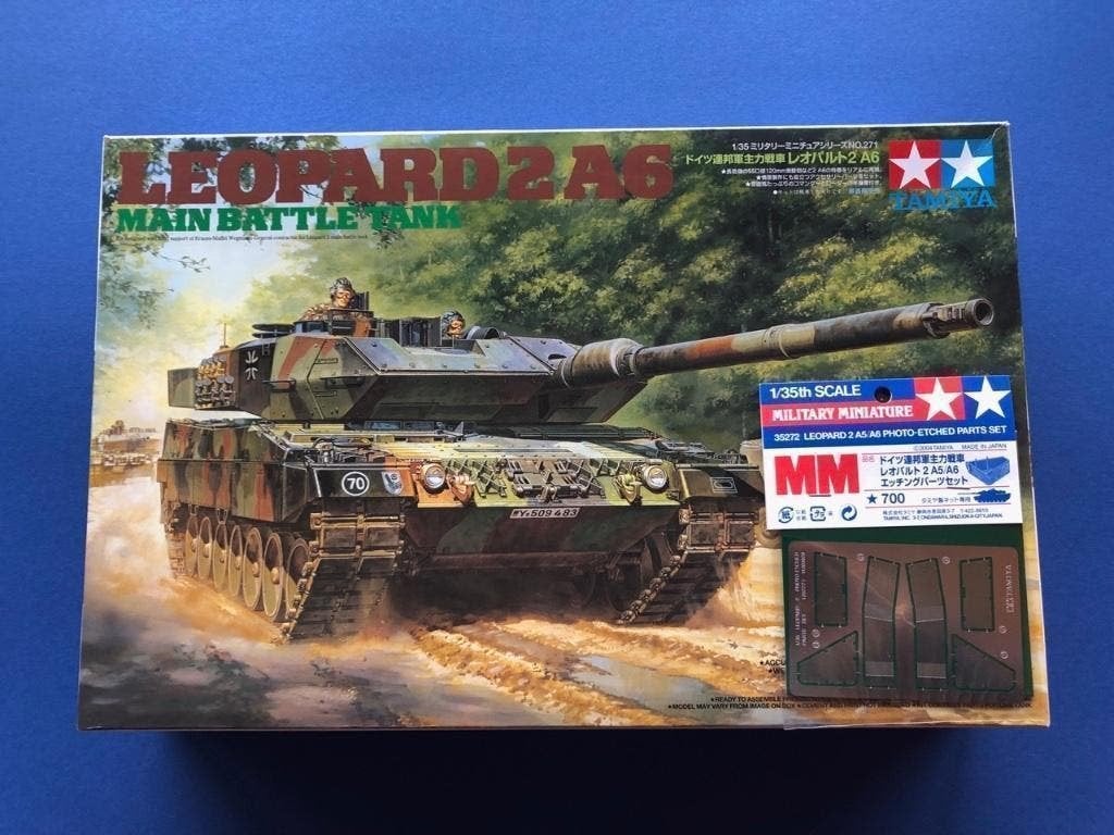 Tamiya	35271	Leopard 2 A6 Main Battle Tank  	1/35 incl PE, Verzenden, Nieuw, 1:32 tot 1:50, Italeri