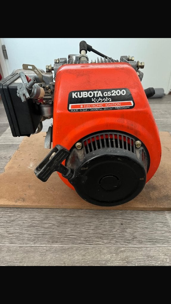 Kubota stationaire motor met waterpomp, Ophalen, Zo goed als nieuw, Elektromotor, 1400 tot 1800 rpm