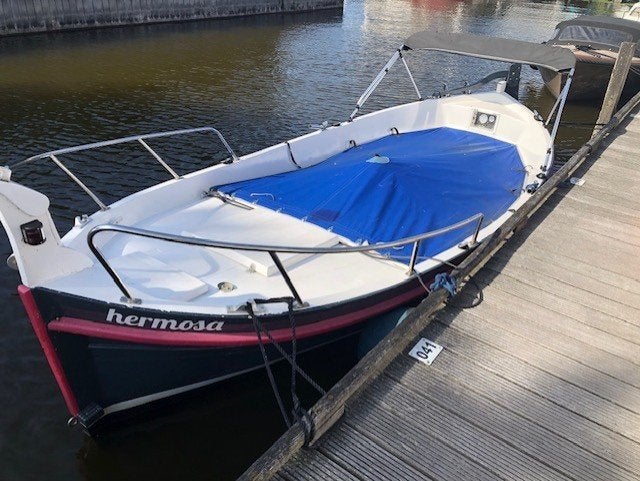 Menorquin Punta Prima sloep met trailer , lengte 5.50 meter, Binnenboordmotor, Diesel, 5 m, 2 m