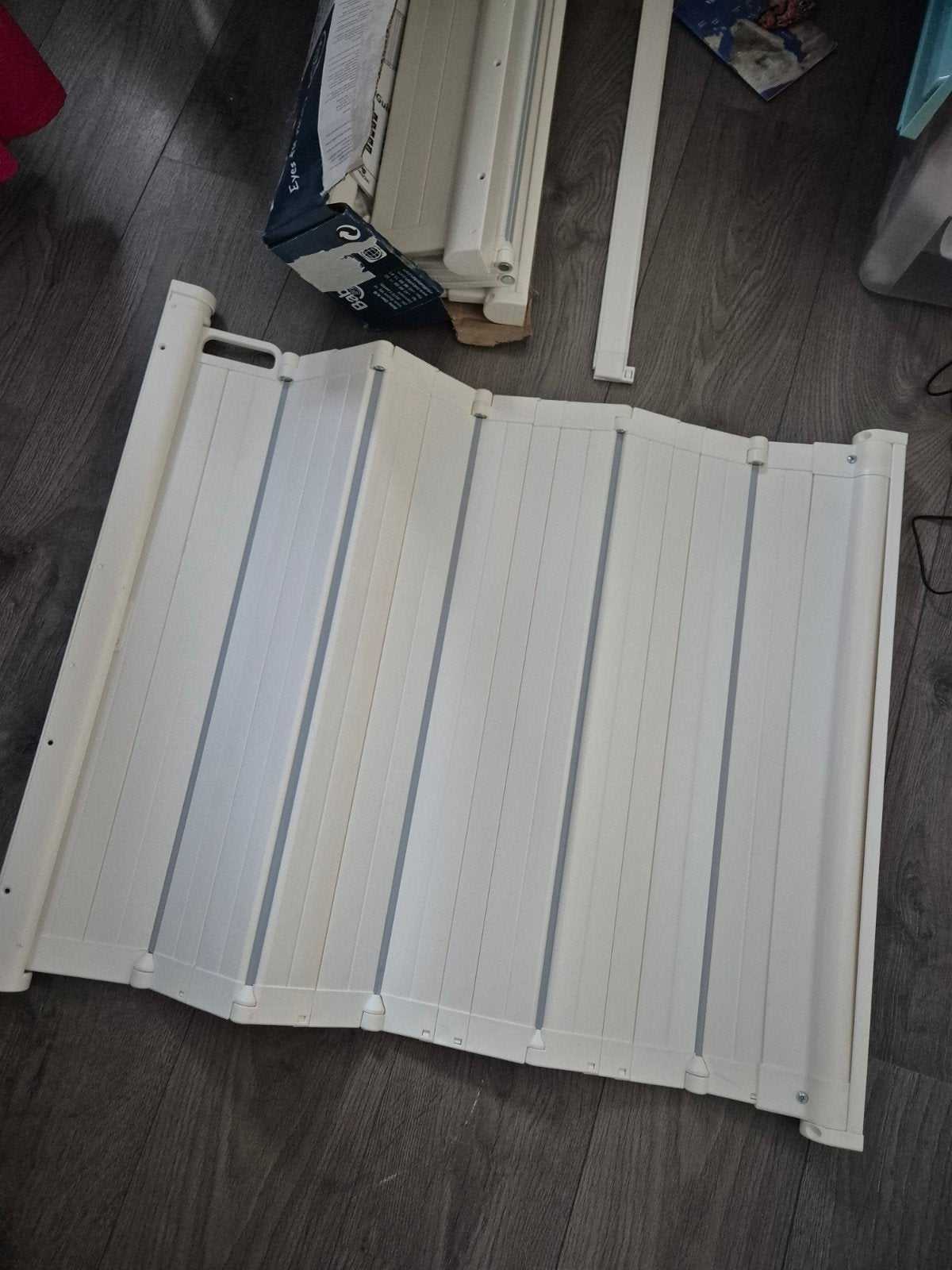 2x BabyDan Guard Me Traphekje - 83/86cm breed, uitbreidbaar, Ophalen of Verzenden, Zo goed als nieuw, Aluminium