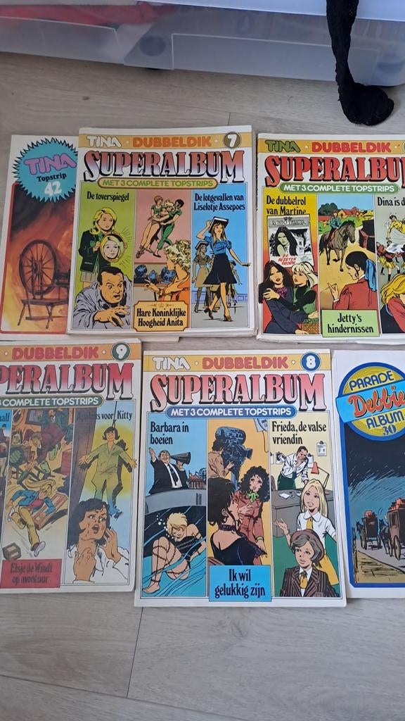 Tina Dubbeldik Superalbum stripboeken, Meerdere stripboeken, Ophalen, Gelezen