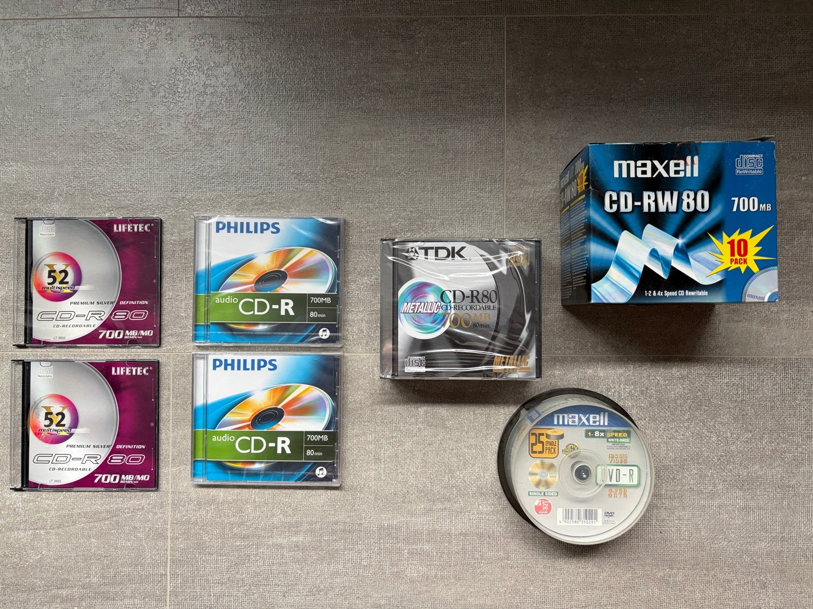 Diverse CD-R, CD-RW en DVD-R schijven - Nieuw en gebruikt, Computers en Software, Beschrijfbare discs, Verzenden, Nieuw, Cd