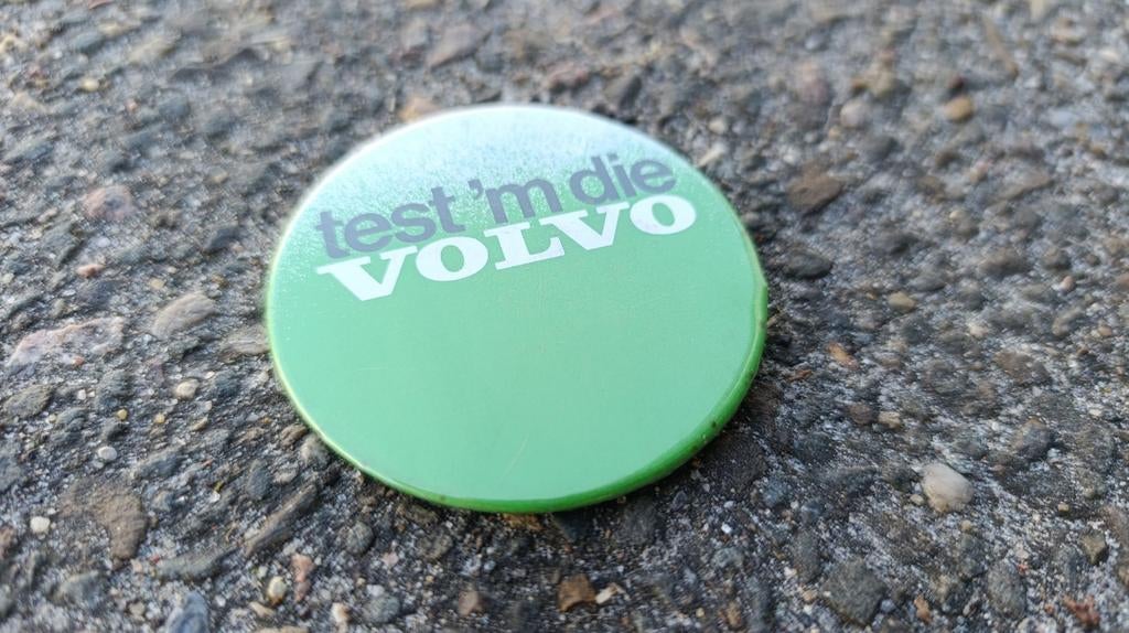 Test 'm die nieuwe Volvo (245, 345, 240, 340, 740) button, Ophalen of Verzenden, Nieuw, Auto's