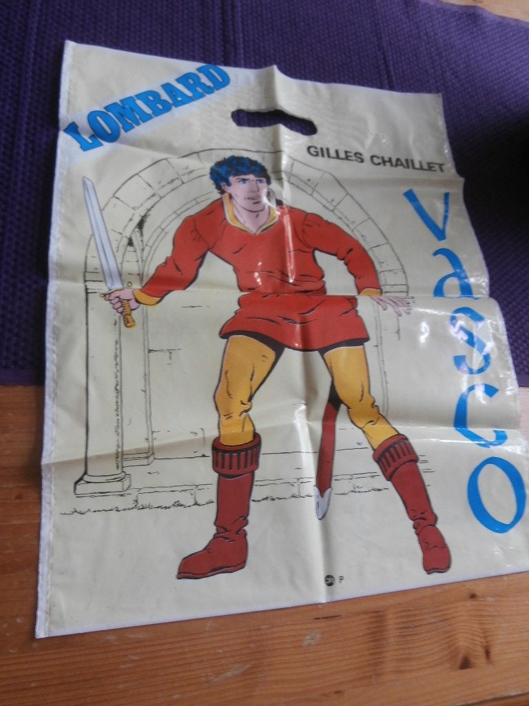 stripfiguur tas Aria Michel Weyland Vasco le Lombard Dupuis, Verzamelen, Ophalen of Verzenden, Overige figuren, Zo goed als nieuw