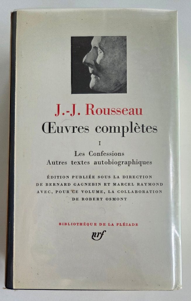 Rousseau Ouvres Complètes, Tome 1, Les Confessions ', Boeken, Ophalen of Verzenden, Zo goed als nieuw, Algemeen