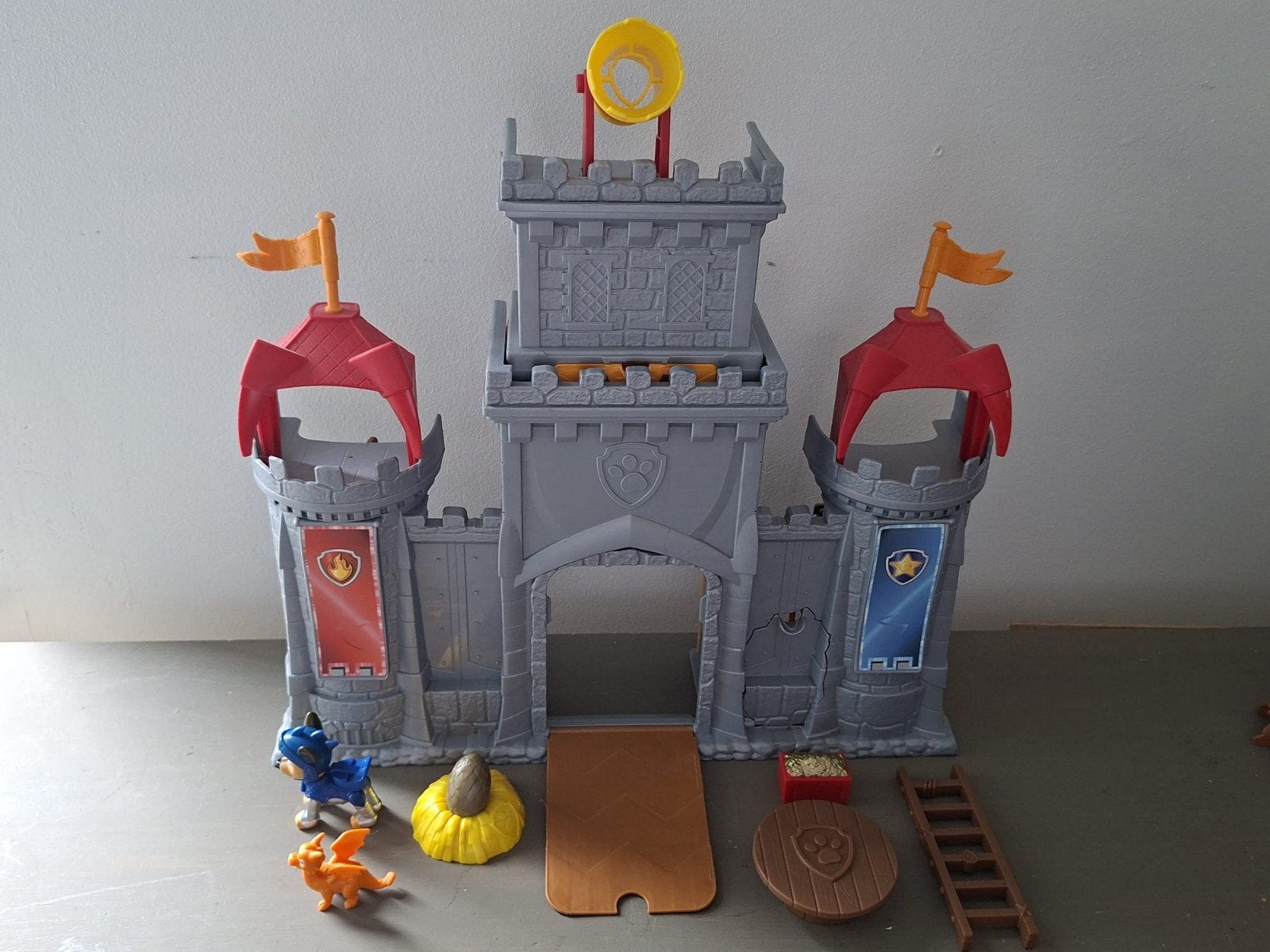 Paw Patrol Ridder Kasteel Speelset, Ophalen of Verzenden, Zo goed als nieuw, Jongen of Meisje