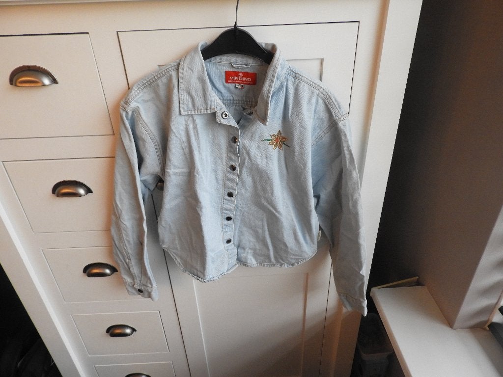 Meisjes blouse jasje. Maat 164, Meisje, Overhemd of Blouse, Ophalen of Verzenden, Zo goed als nieuw