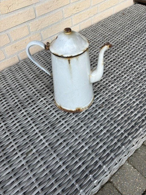 Emaille oude koffie kan, Ophalen of Verzenden