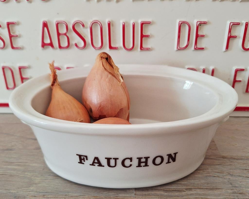 Vintage terrine, Fauchon, Antiek en Kunst, Antiek | Servies los, Ophalen of Verzenden