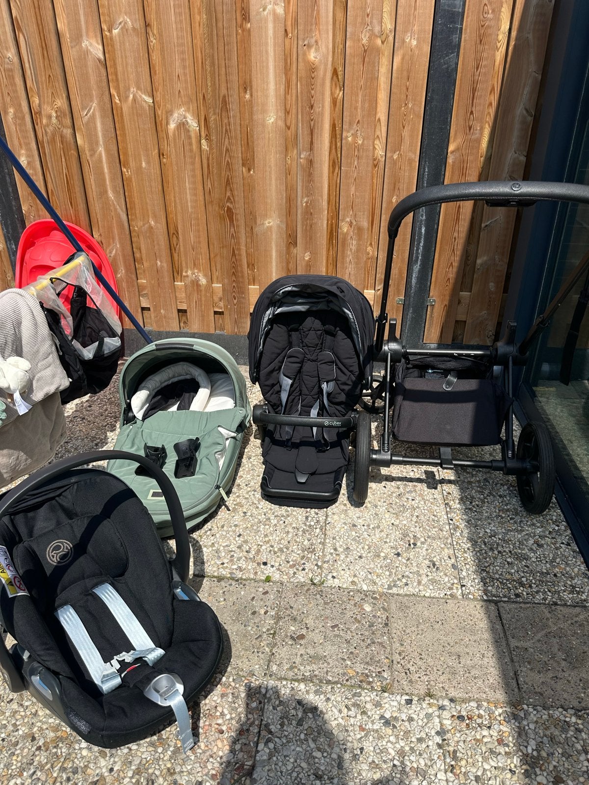 Cybex Priam 4 kinderwagen met reiswieg en autostoel, Kinderen en Baby's, Kinderwagens en Combinaties, Zo goed als nieuw, Combiwagen