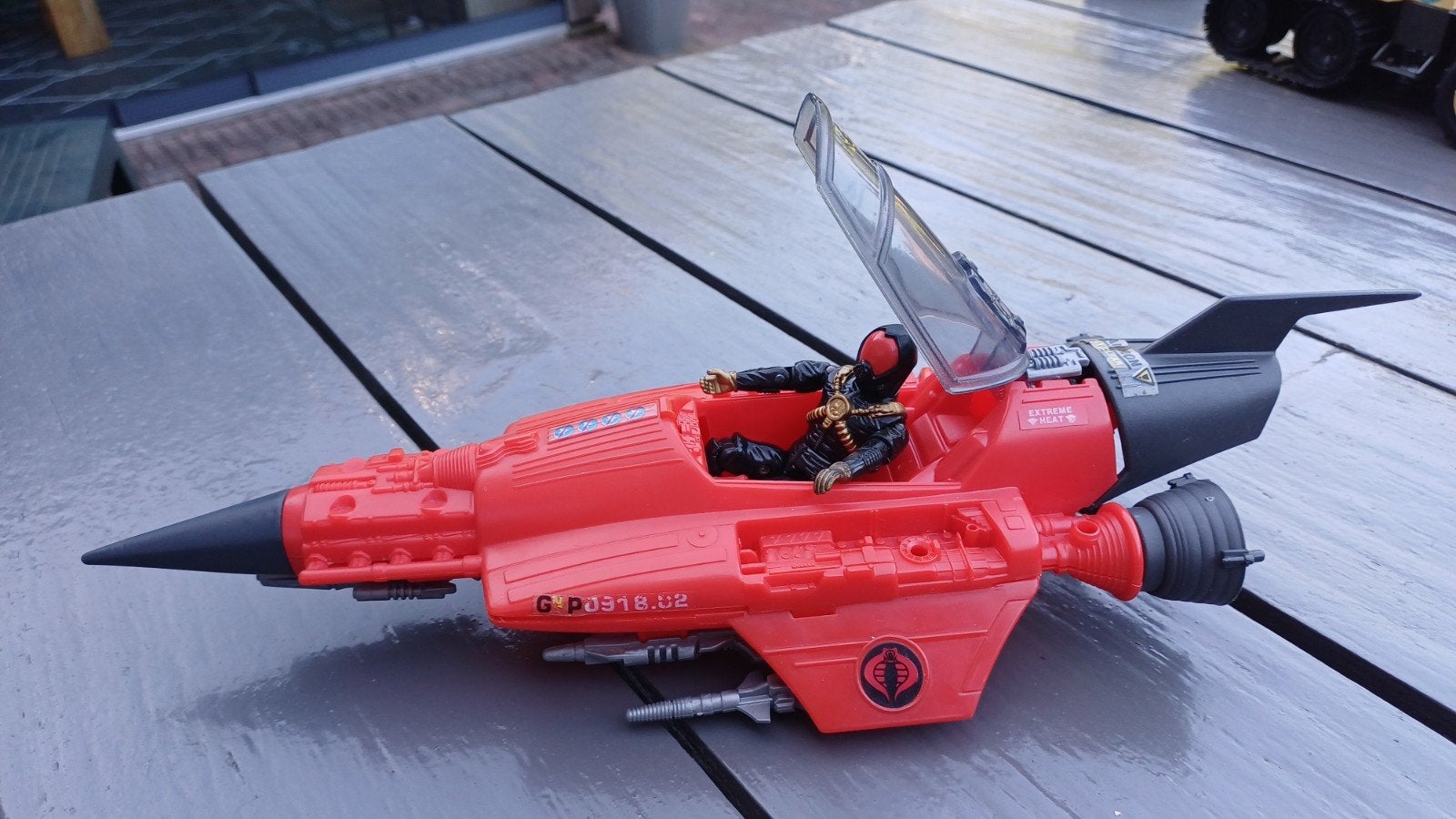 Vintage G.I. Joe Cobra Stellar Stiletto (1987/1988), Ophalen of Verzenden, Gebruikt
