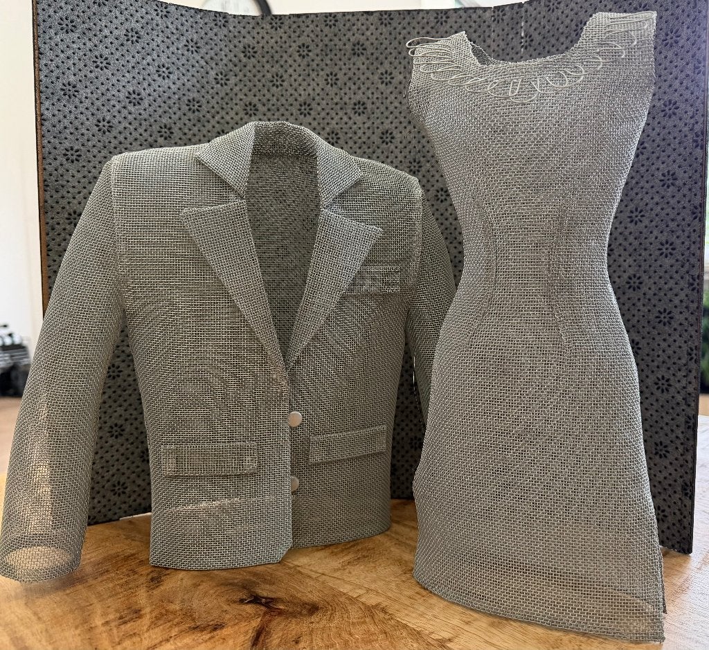 Mooi voor bruiloft, man en vrouw kleding, Antiek en Kunst, Curiosa en Brocante, Ophalen