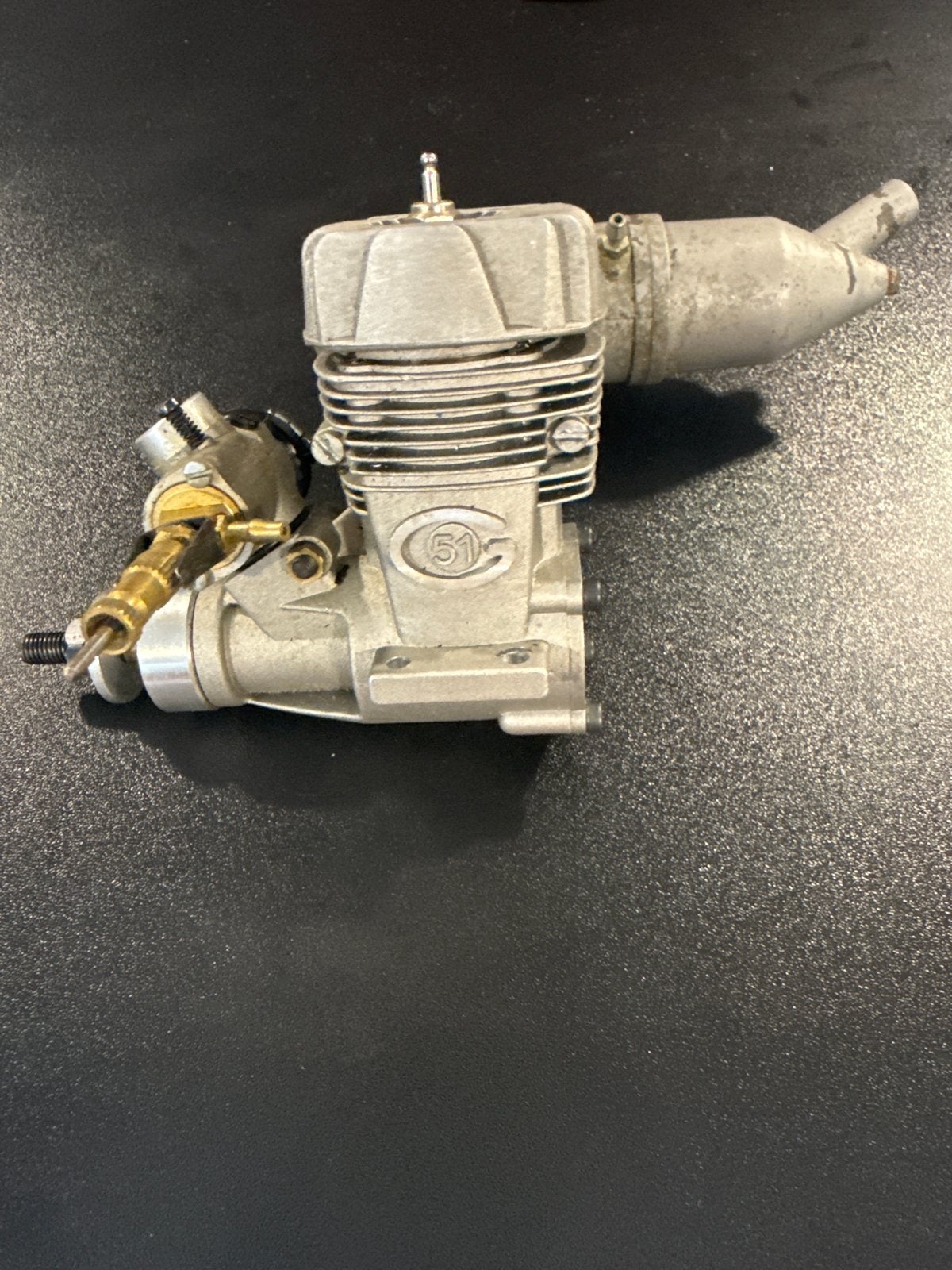 RC Vliegtuig Motor - OS Max 51, Ophalen of Verzenden, Gebruikt, Nitro