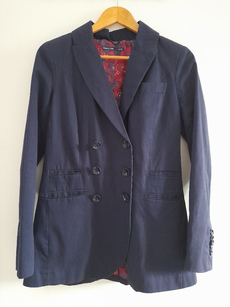 Blazer van cane and cane maat 34, Blauw, Ophalen of Verzenden, Jasje, Cane and cane