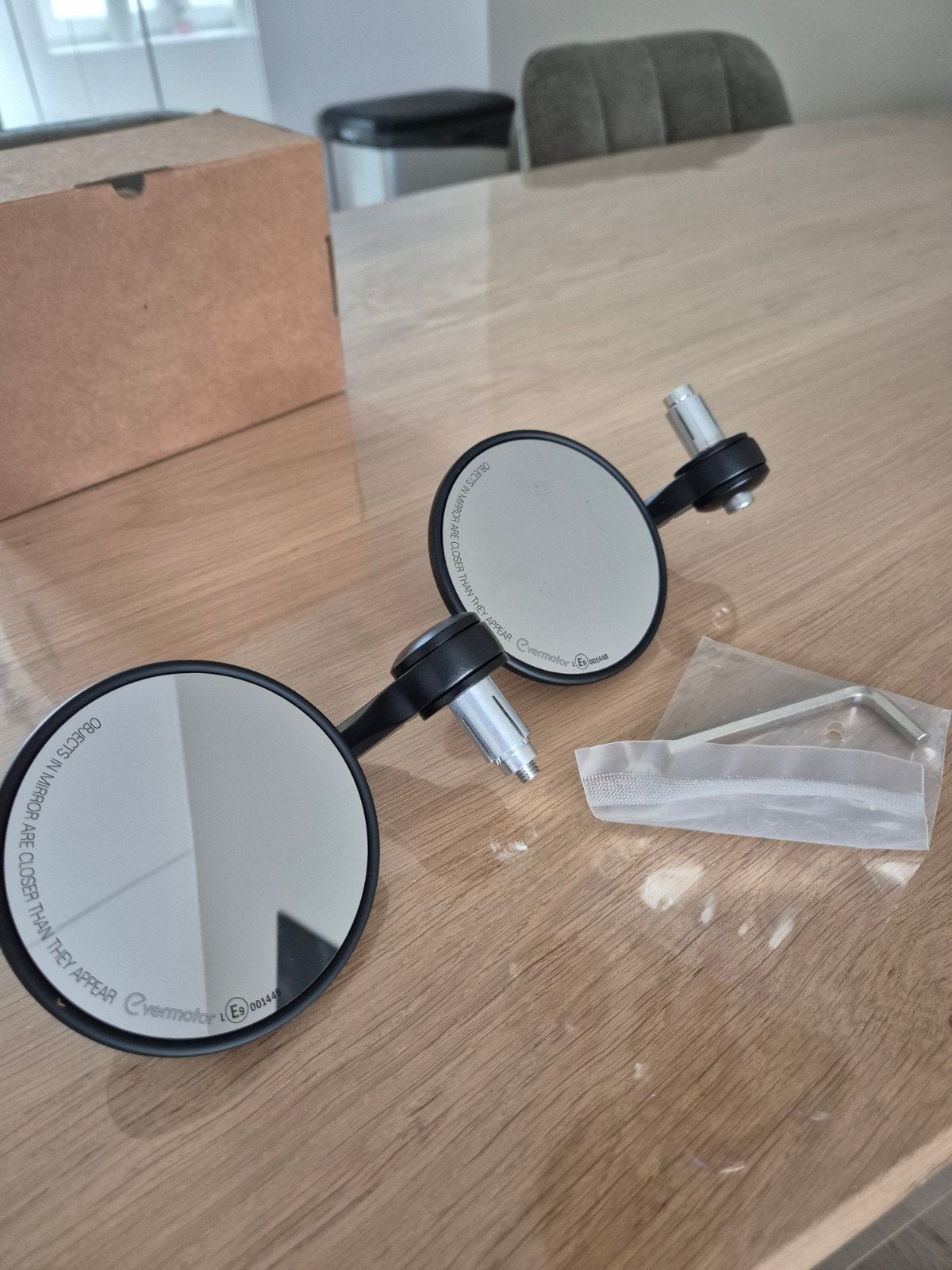Nieuwe Motor Handvat Spiegels - Bar End Spiegels, Ophalen of Verzenden, Nieuw