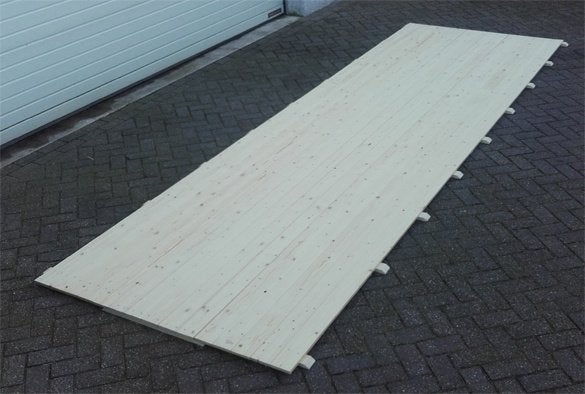 Foto 17 van te koop tentvloer vlondervloer hout voor tenten op voorraad.