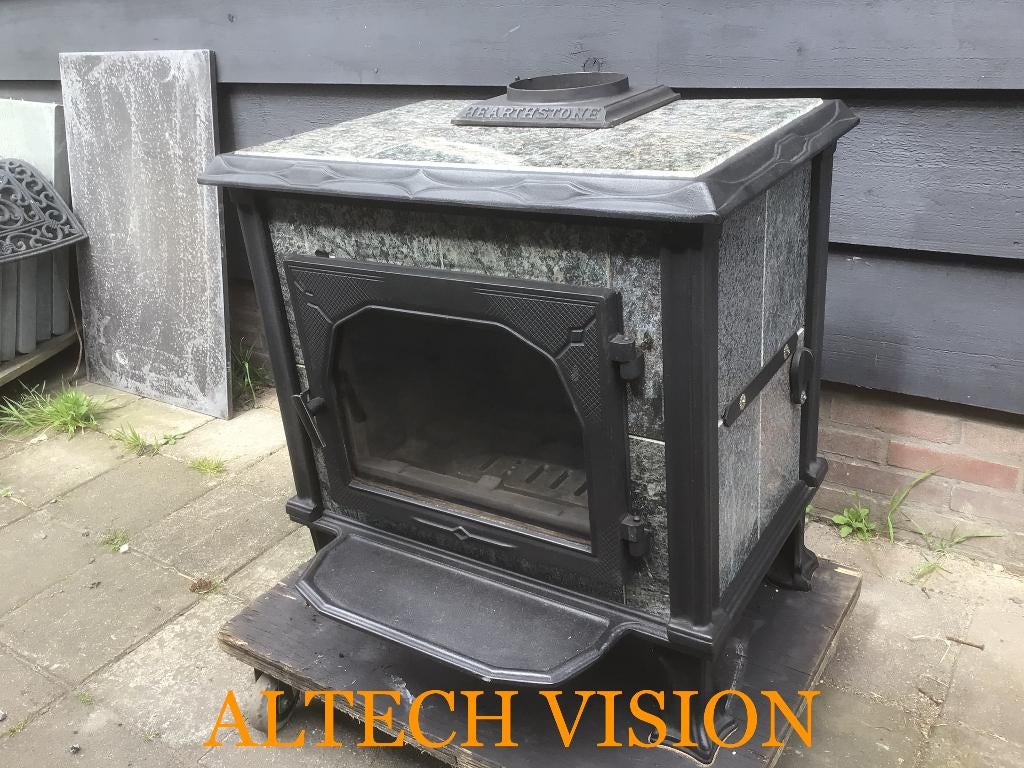 Speksteen houtkachel  altech vision, Huis en Inrichting, Kachels, Ophalen, Gebruikt, ?, Vrijstaand