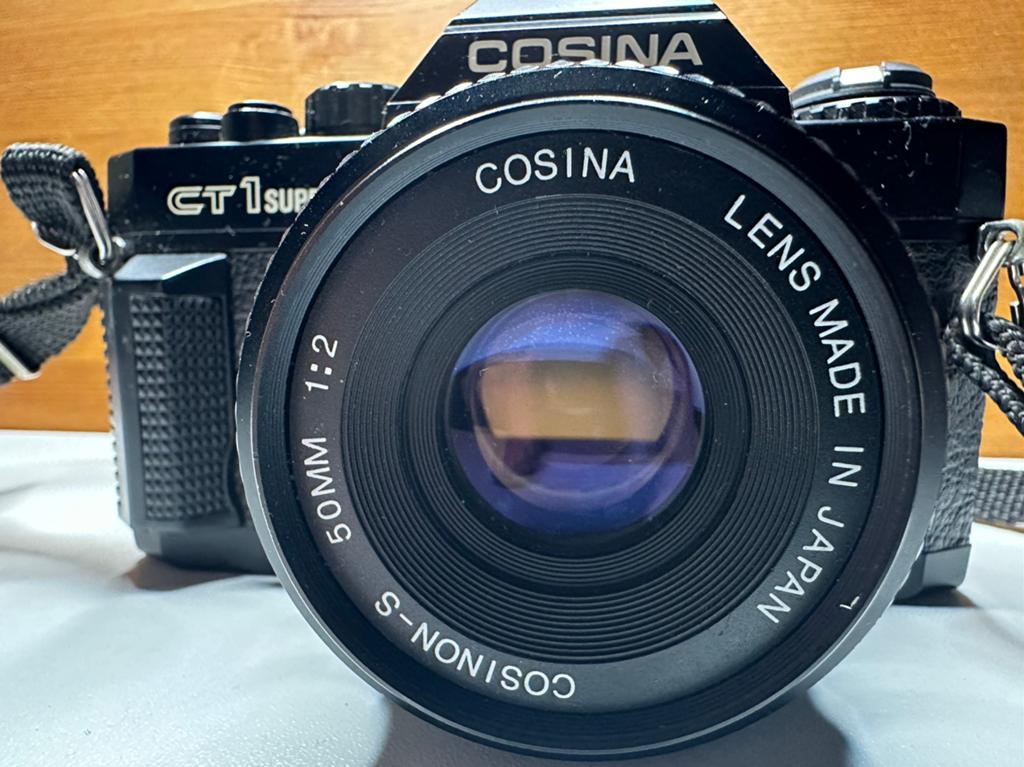 Cosina CT1 Super Spiegelreflexcamera met 50mm f/2 lens, Ophalen of Verzenden, Gebruikt, Spiegelreflex, Overige Merken