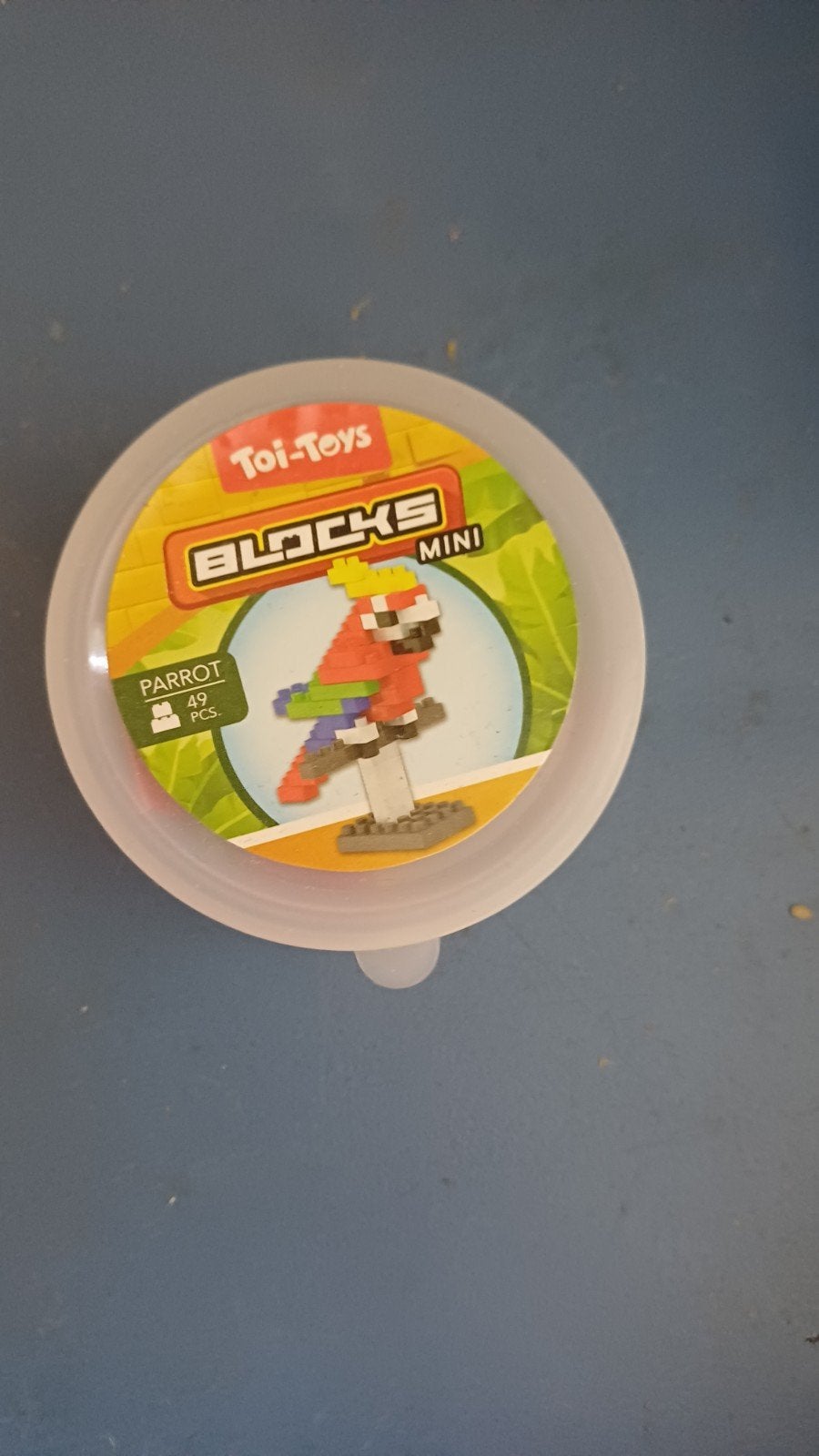 Toi-Toys Blocks Mini Papegaai Bouwpakket 49 Stuks, Ophalen, Nieuw, Overige merken