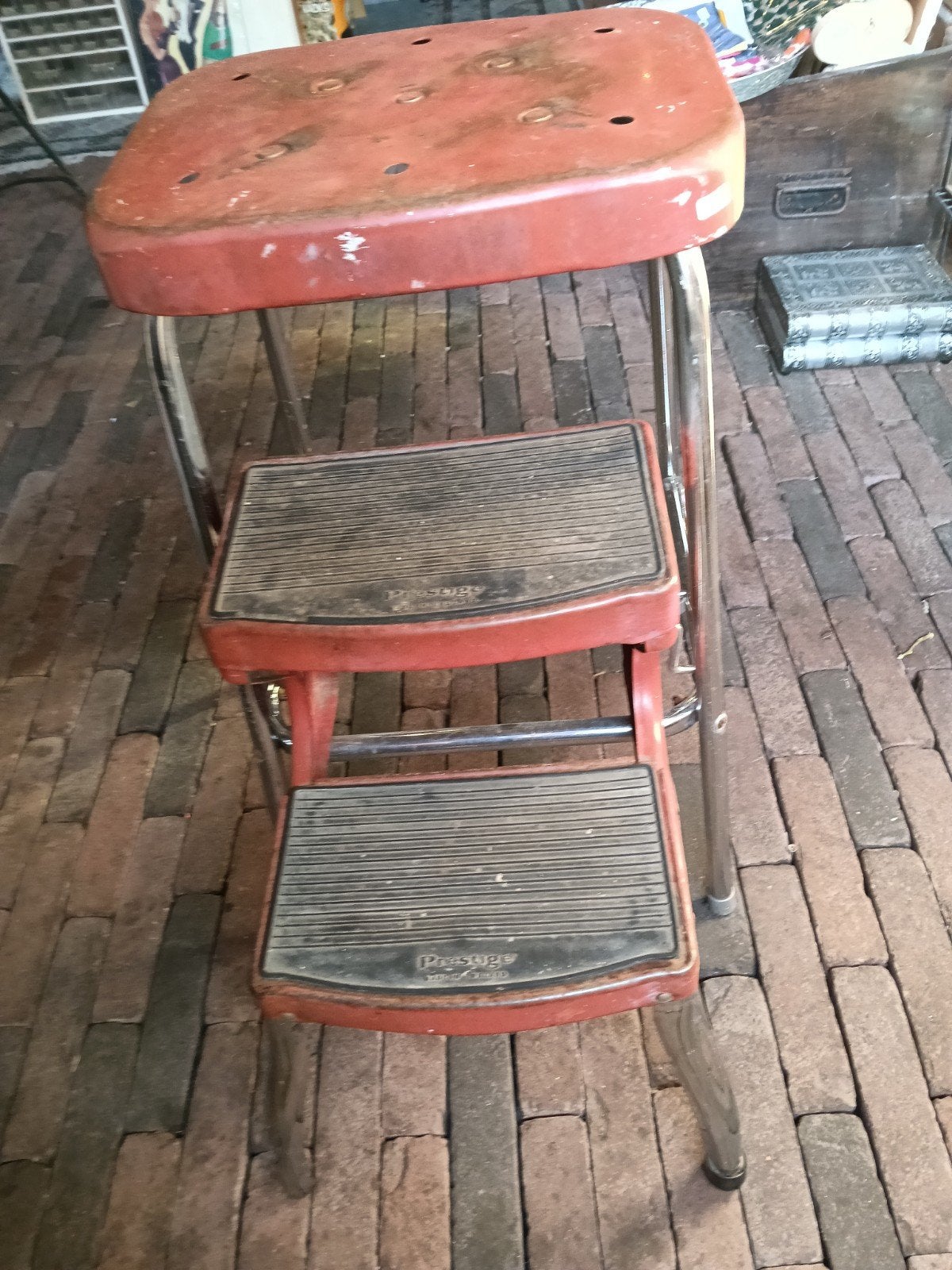 Vintage Industrieel Keukentrapje 60 jaren - Prestige England, Ophalen of Verzenden