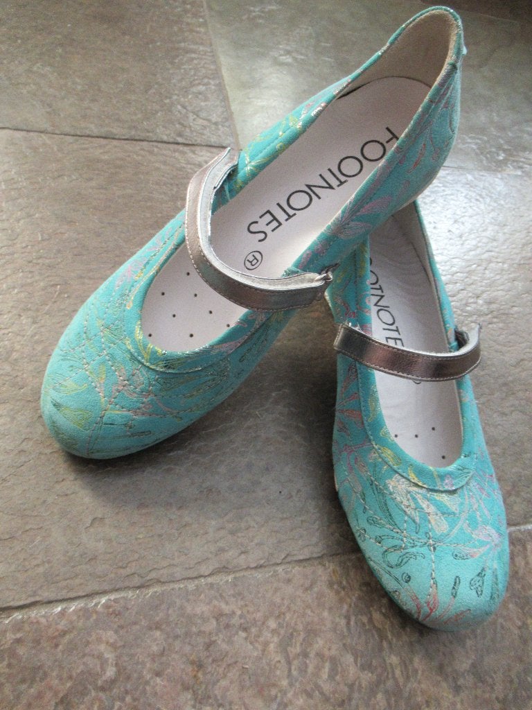 FOOTNOTES Damesschoenen maat 37 nieuw blauw/aqua € 45, Overige kleuren, Overige typen, Nieuw, Ophalen of Verzenden