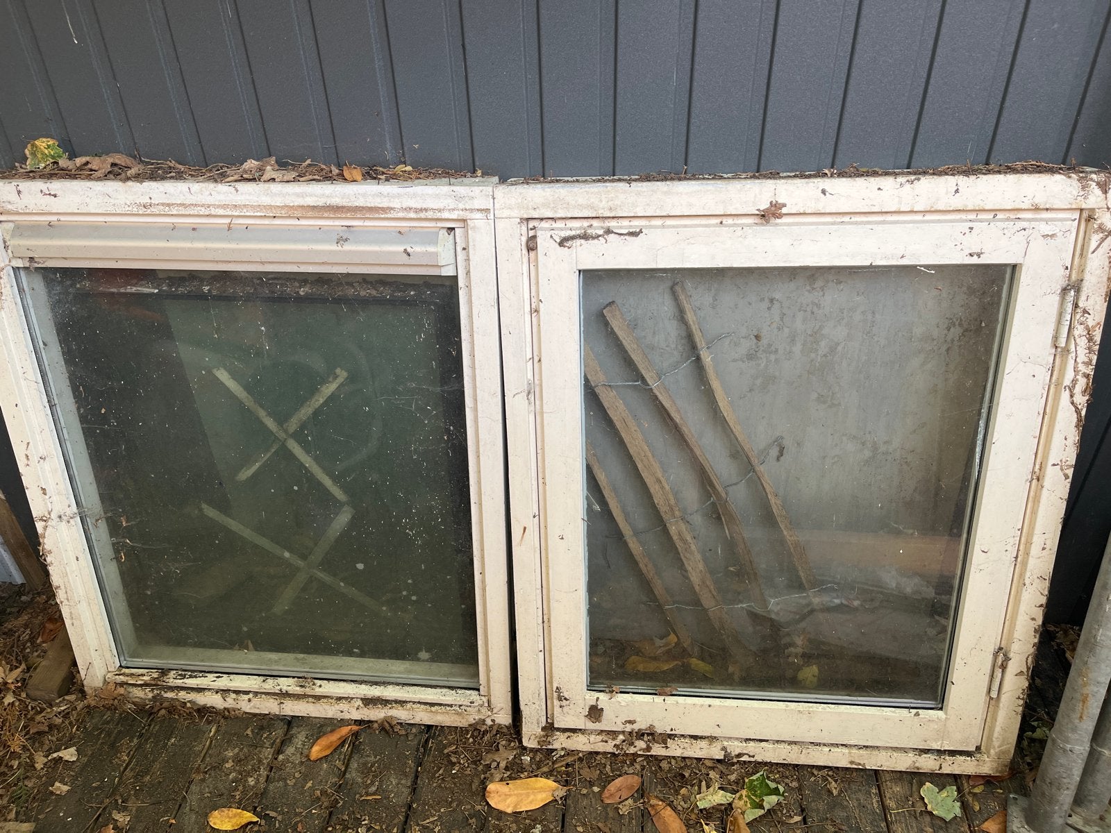 Hardhouten kozijn met draairaam en HR++ glas, Ophalen, Gevelraam of Ruit, Gebruikt, 80 tot 120 cm