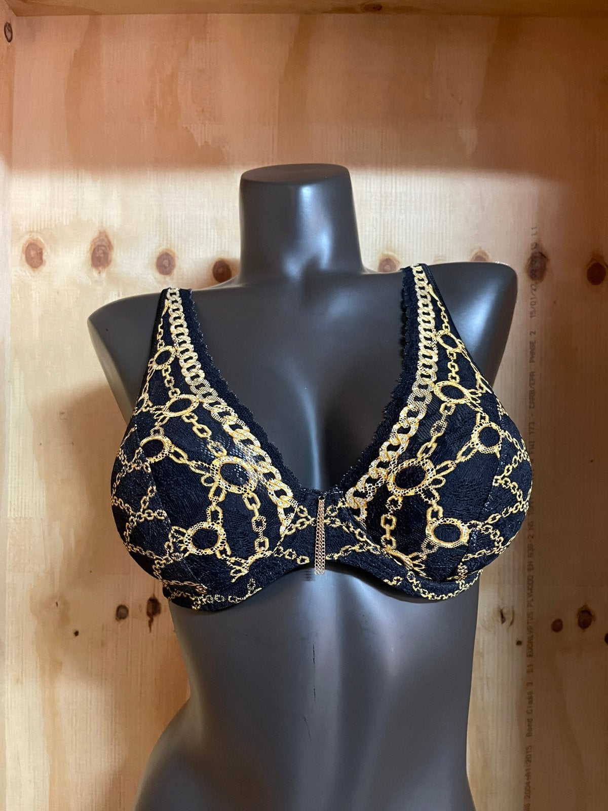 Prima donna twist av plunge bh 70d en 75d amsterdam, Kleding | Dames, Verzenden, Zwart, BH