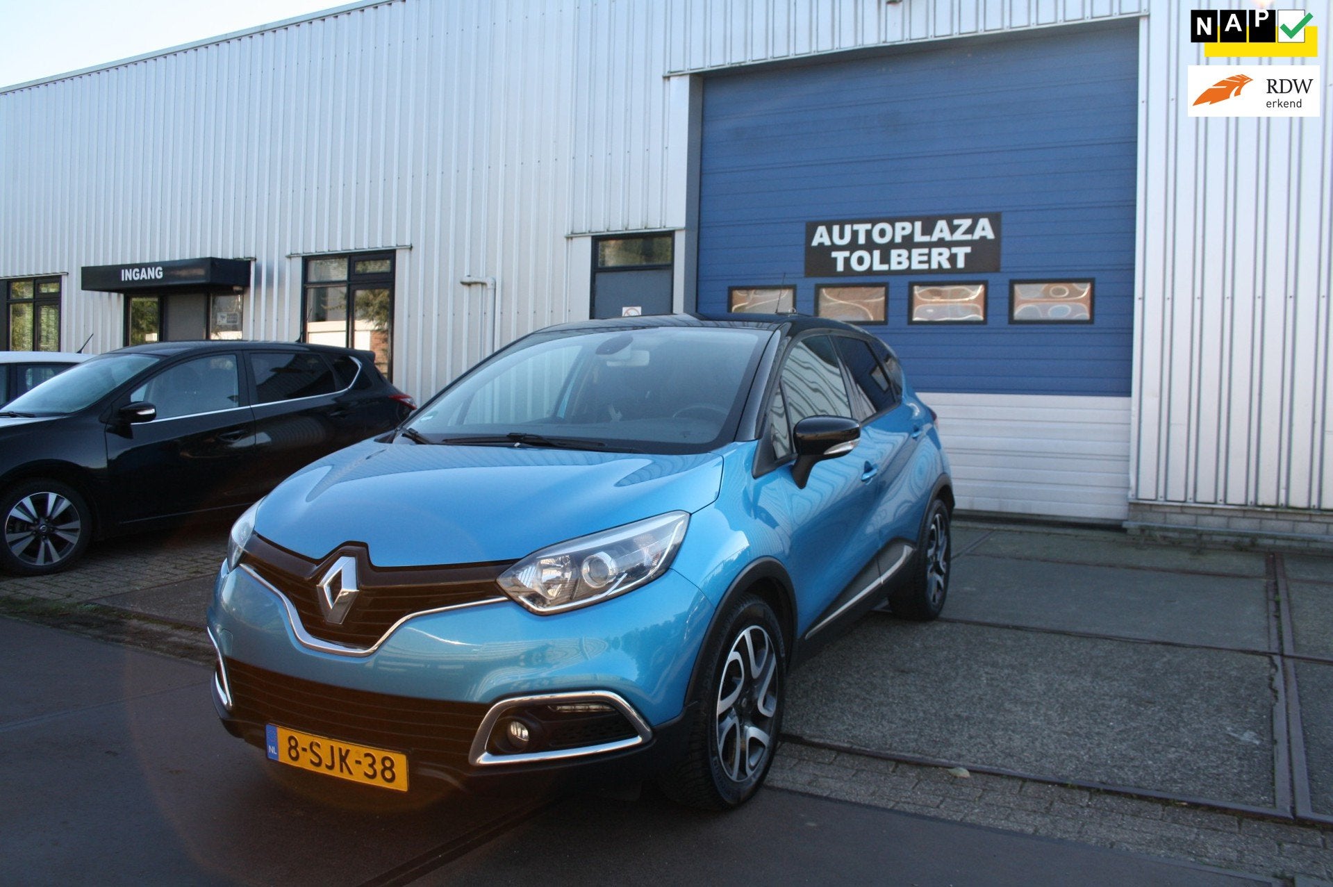 Renault Captur 0.9 TCe Dynamique *BJ'13*CLIMA*CRUISE*, Auto's, Voorwielaandrijving, Stof, Gebruikt, Zwart