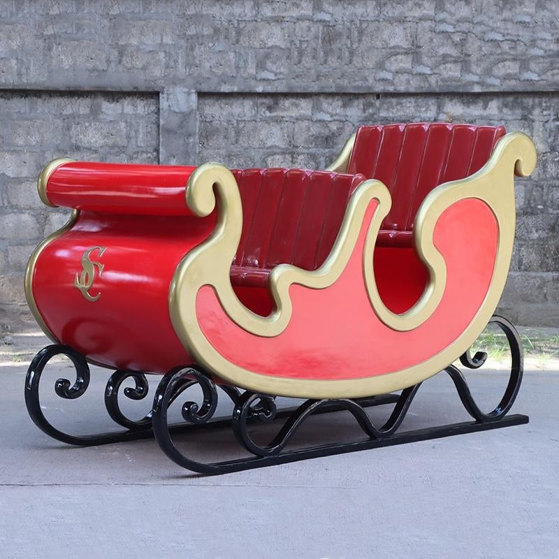 Arreslee Foursome – Kerstman - Lengte 231 cm, Diversen, Kerst, Ophalen, HorecaBeelden, Nieuw, HorecaBeelden