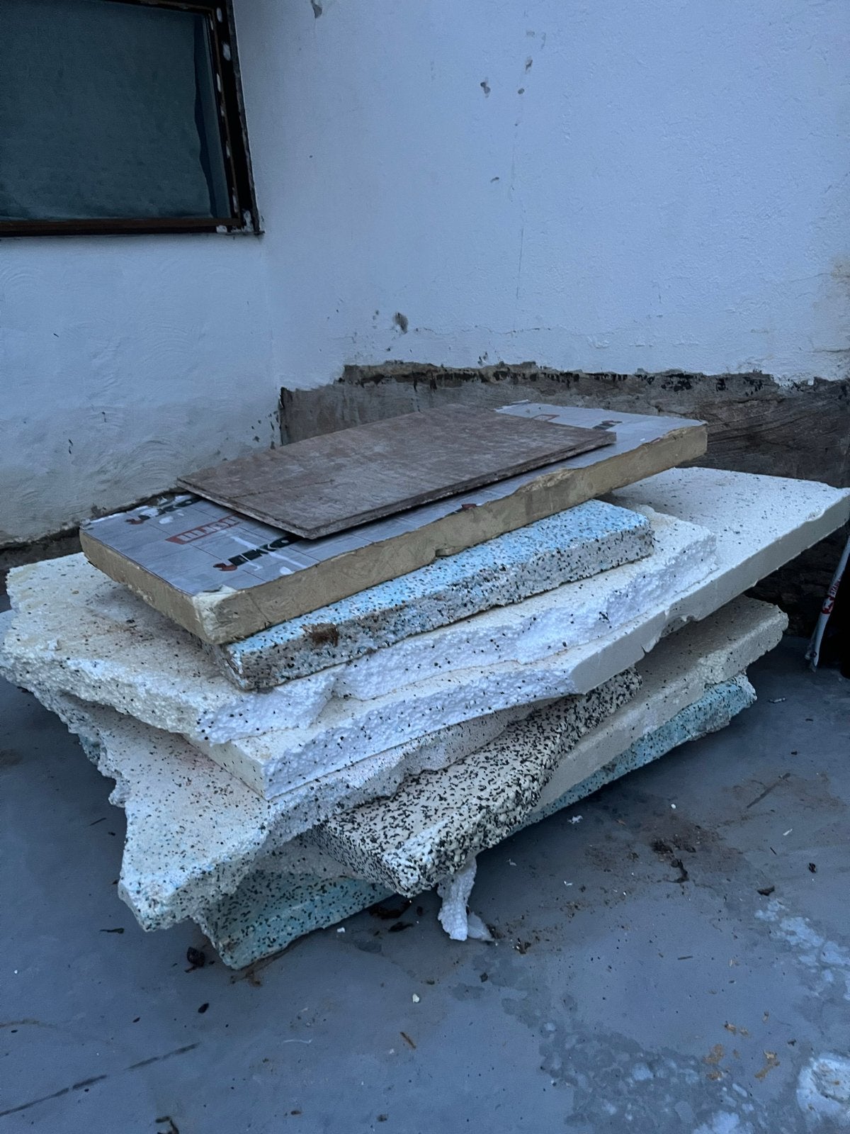 Tempex isolatieplaten - Bruikbare stukken, Ophalen, 4 tot 8 cm, Gebruikt, Minder dan 5 m²