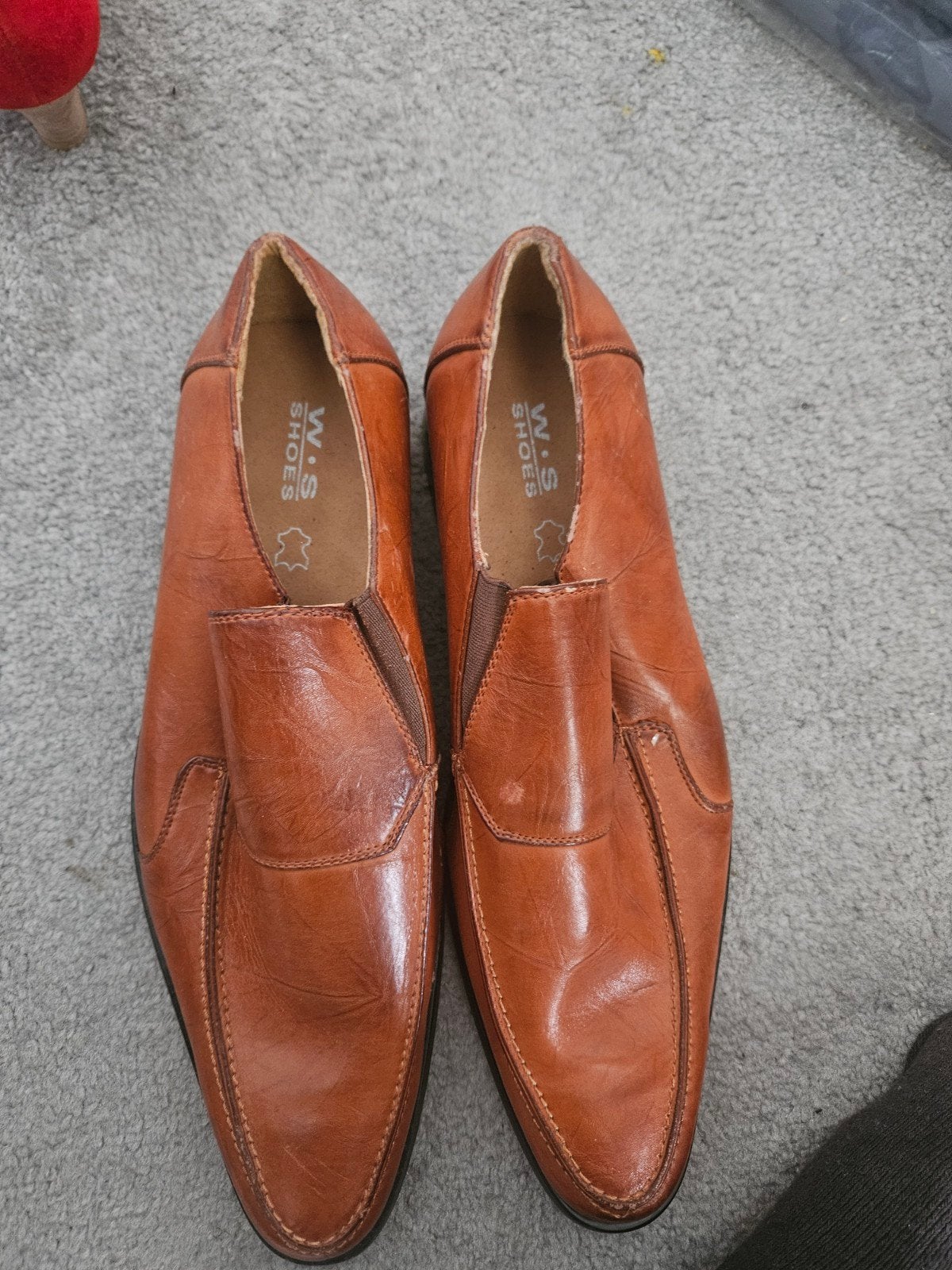 W.S. Shoes Heren Loafers - Bruin - Maat 44 - Nooit Gedragen, Loafers, Bruin, Nieuw, W.S. Shoes